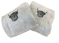 Highland cow hand towels